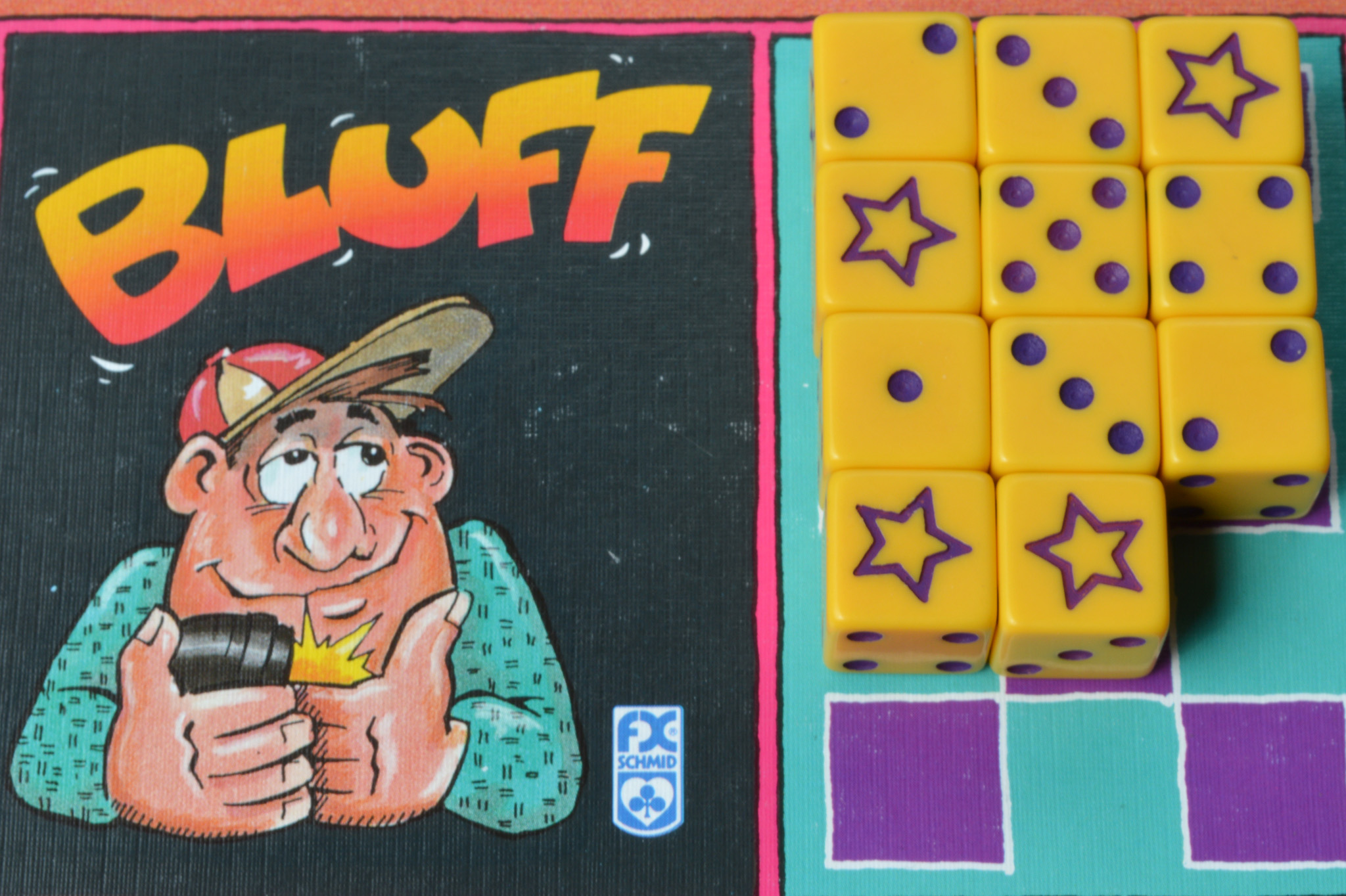 BLUFF 1993 Spiel des Jahres Richard Borg Spiel von FX Schmid TOP KULT